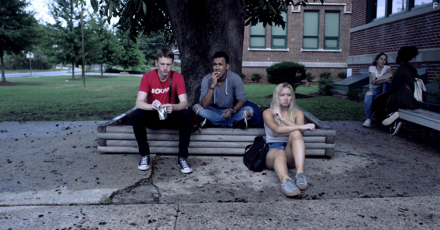 Bryen Lenis, Alissa Shaye Hale, and Collin Shephard in Hallowed Be Thy Name (2020)