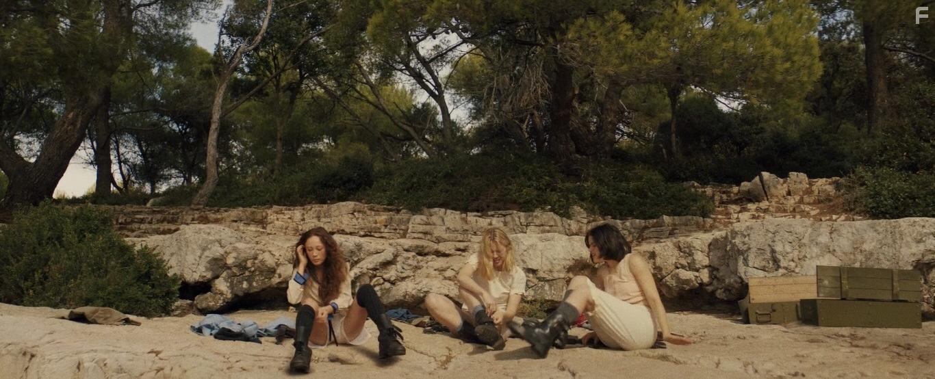 Havana Rose Liu, Soko, and Mia Goth in Mayday (2021)