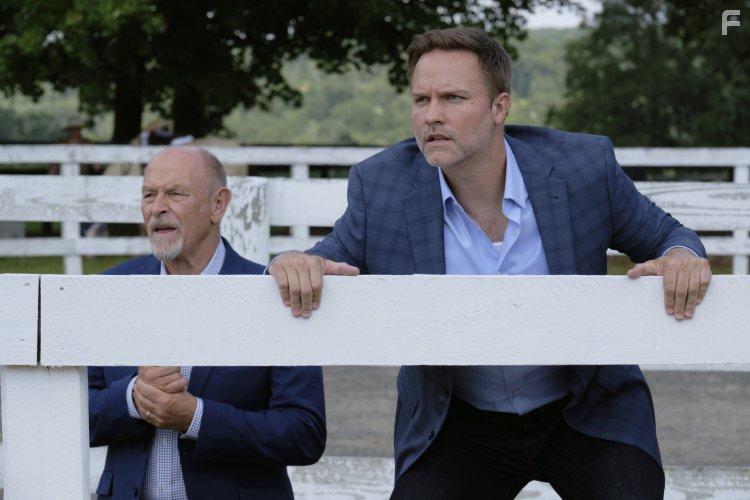 Corbin Bernsen and Scott Porter in Taking the Reins (2021)