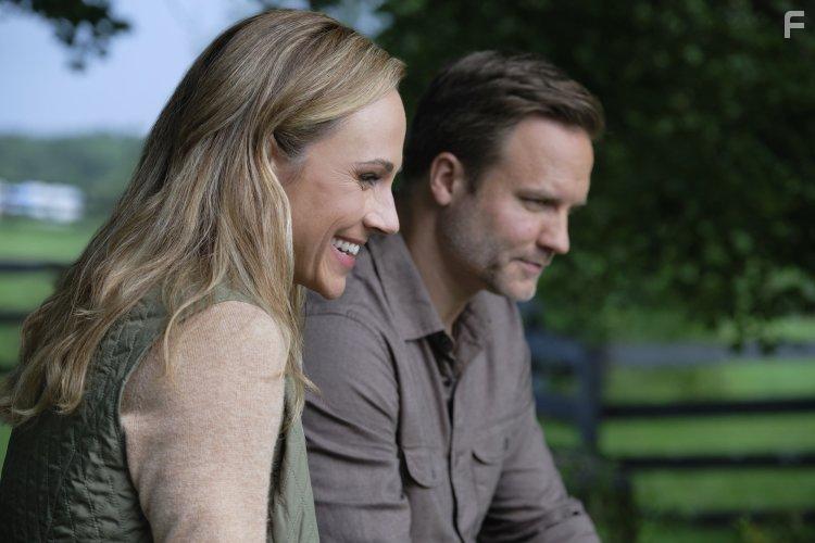 Nikki Deloach and Scott Porter in Taking the Reins (2021)