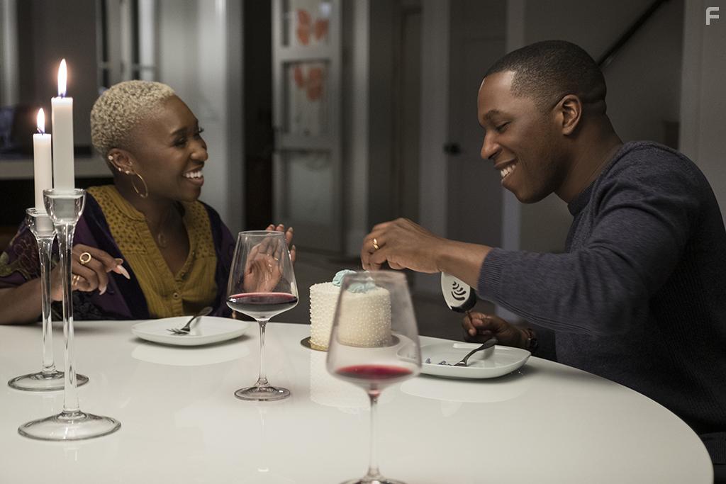 Leslie Odom Jr. and Cynthia Erivo in Needle in a Timestack (2021)