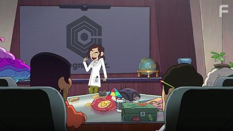 Lizzy Caplan in Inside Job (2021)