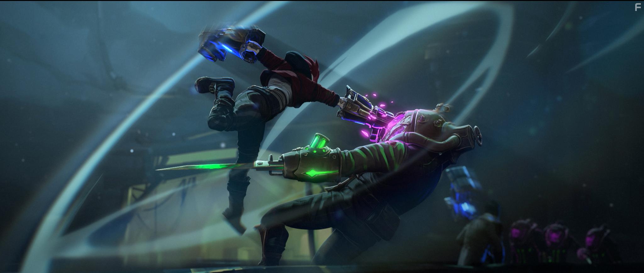 Hailee Steinfeld and Ella Purnell in Arcane (2021)