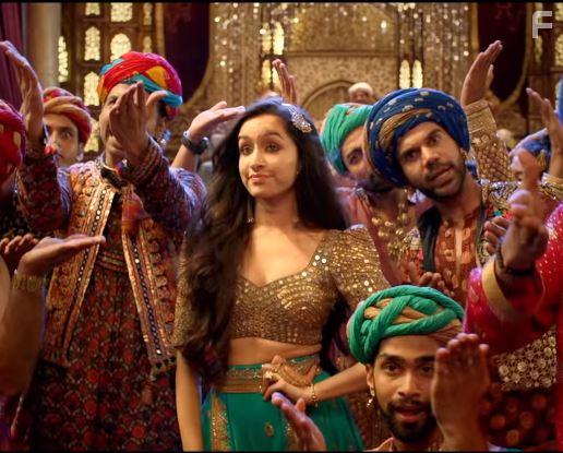 Shraddha Kapoor, Rajkummar Rao, Abhishek Banerjee, and Aparshakti Khurana in Stree (2018)