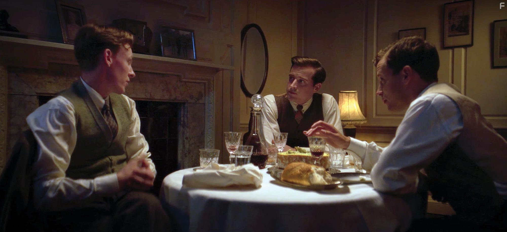 Nicholas Ralph, Tom Glenister, and David Shields in The Most Reluctant Convert (2021)