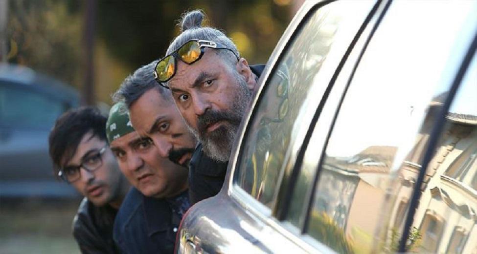 Hamid Farokhnezhad, Amir Mahdi Jule, and Mir Taher Mazloomi in Samurai in Berlin (2019)