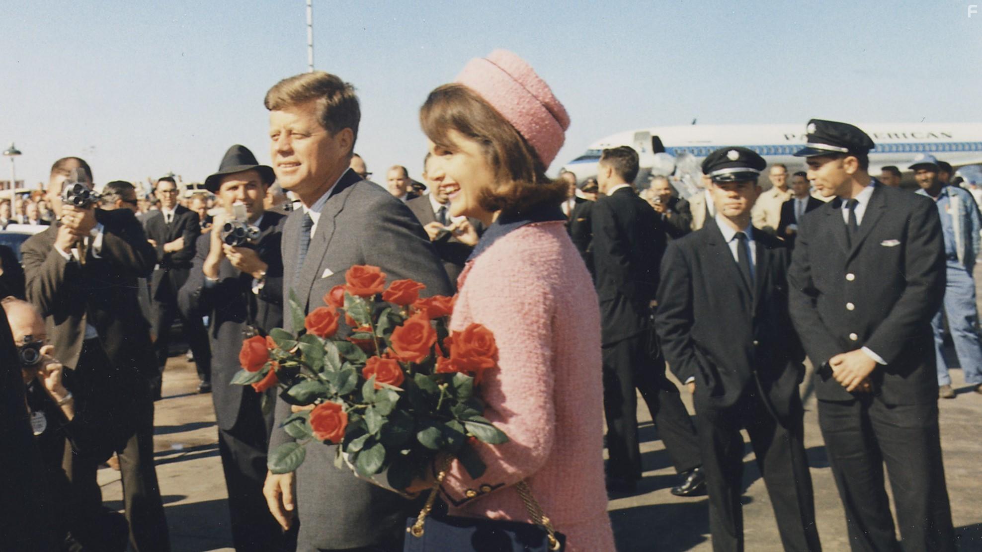 Jacqueline Kennedy and John F. Kennedy in JFK Revisited: Through the Looking Glass (2021)