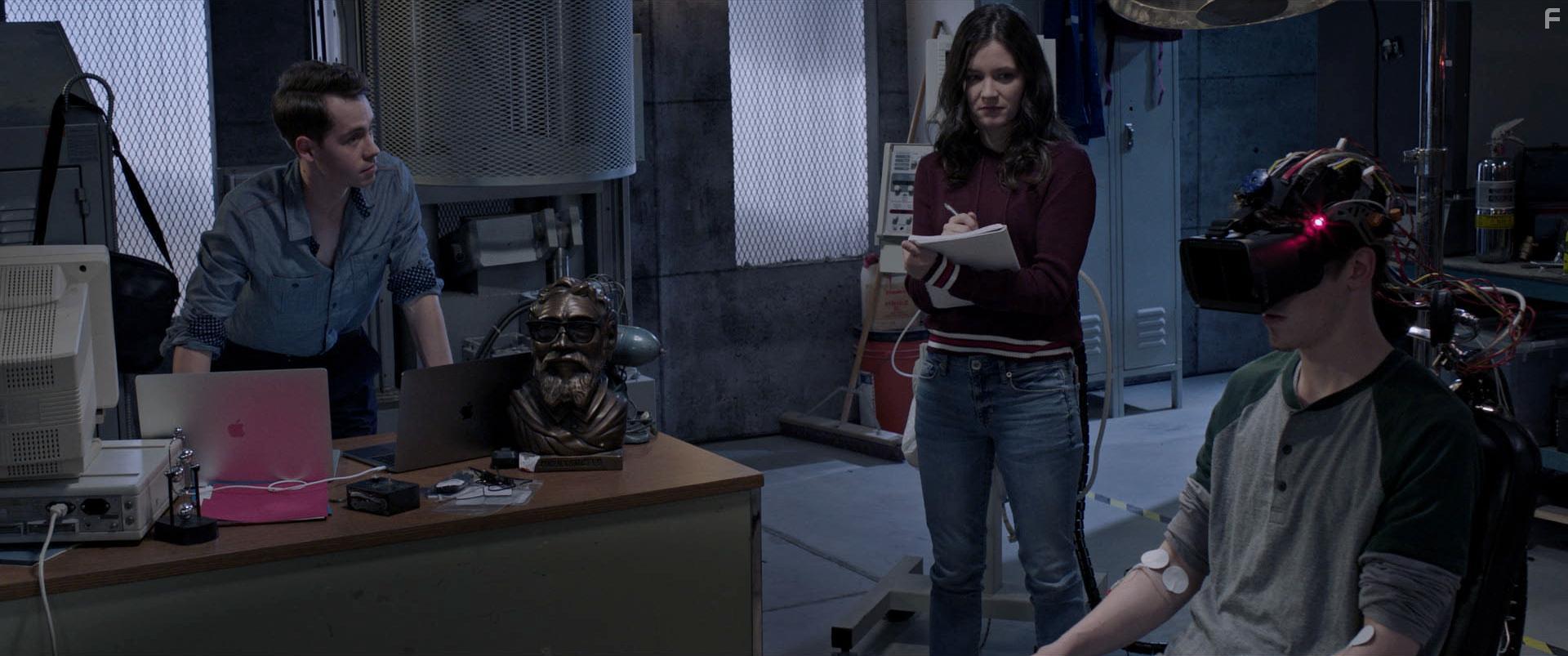 Munro Chambers, Robert Naylor, and Sandra Mae Frank in Entangled (2019)