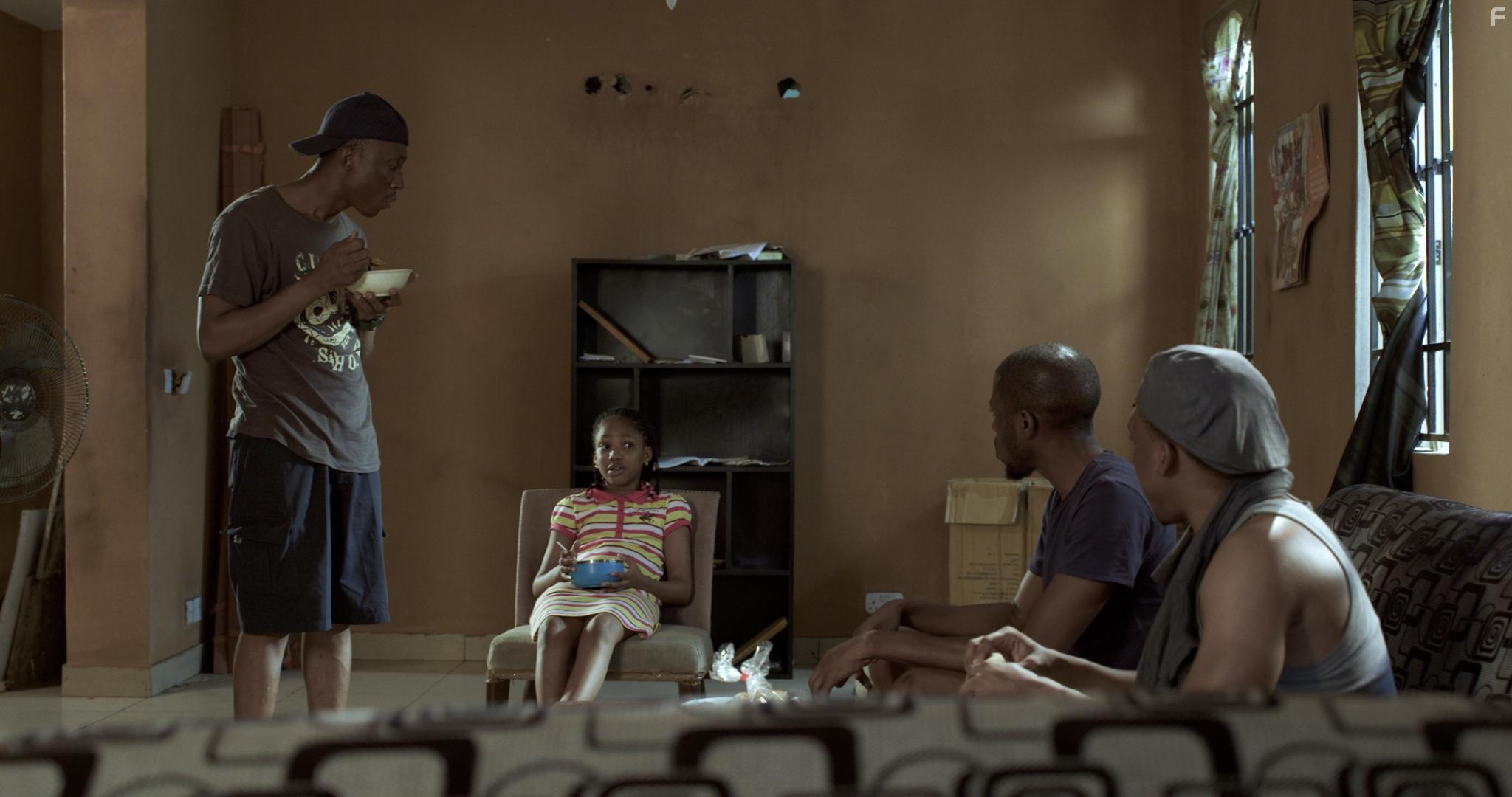 Angel Unigwe, Shawn Faqua, Frank Donga, and Koye Kekere Ekun in Three Thieves (2019)