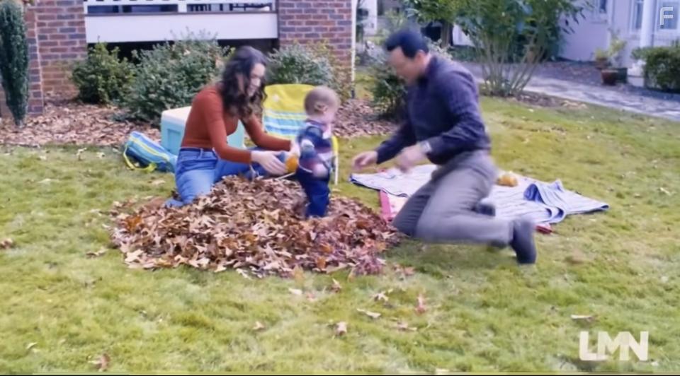 Philip Boyd, Friedman Twinkies, and Ashlynn Yennie in Deadly Due Date (2021)