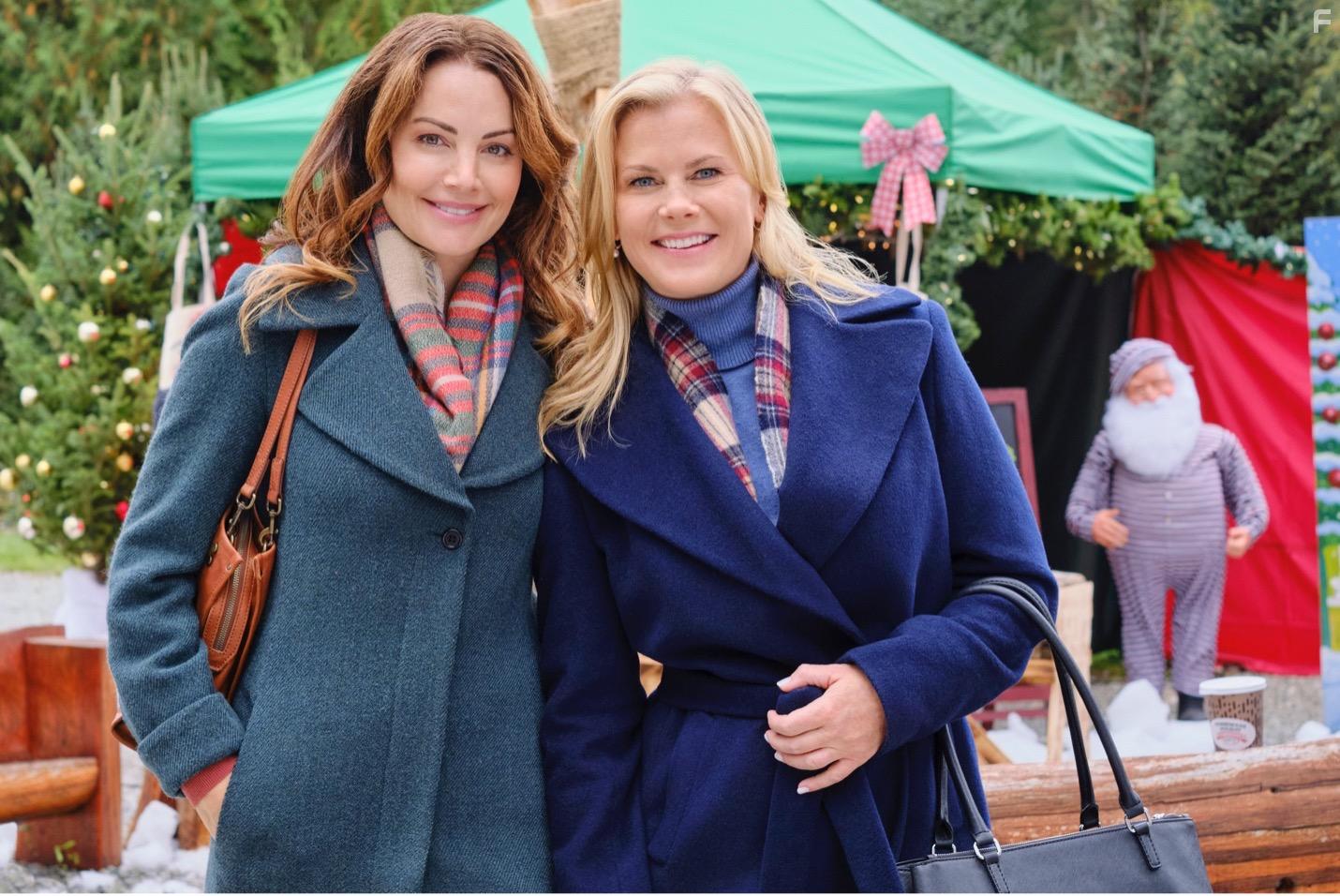 Alison Sweeney and Erica Durance in Open by Christmas (2021)