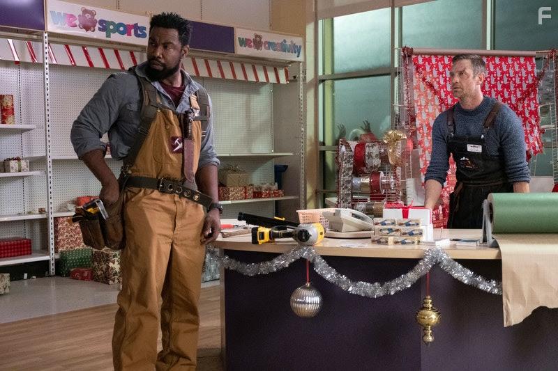 Devon Sawa and Michael Jai White in Black Friday (2021)