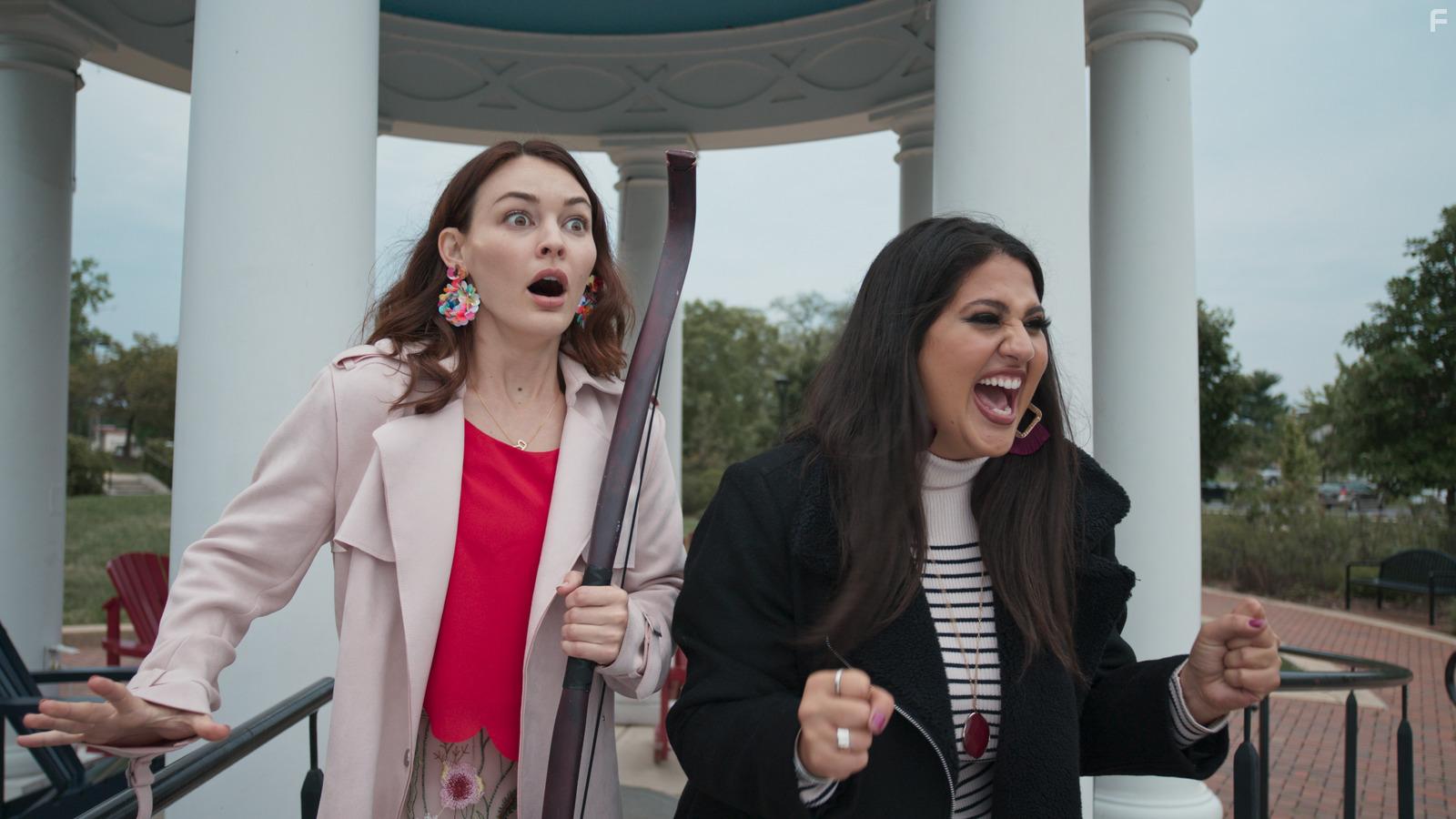 Natasha Behnam and Melanie Stone in Cupid for Christmas (2021)