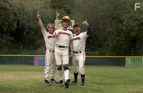 Rob Schneider, David Spade, and Jon Heder in Скамейка запасных (2006)