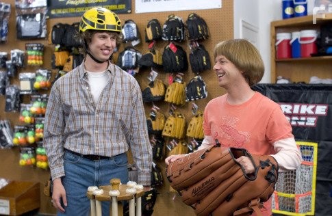 David Spade and Jon Heder in Скамейка запасных (2006)