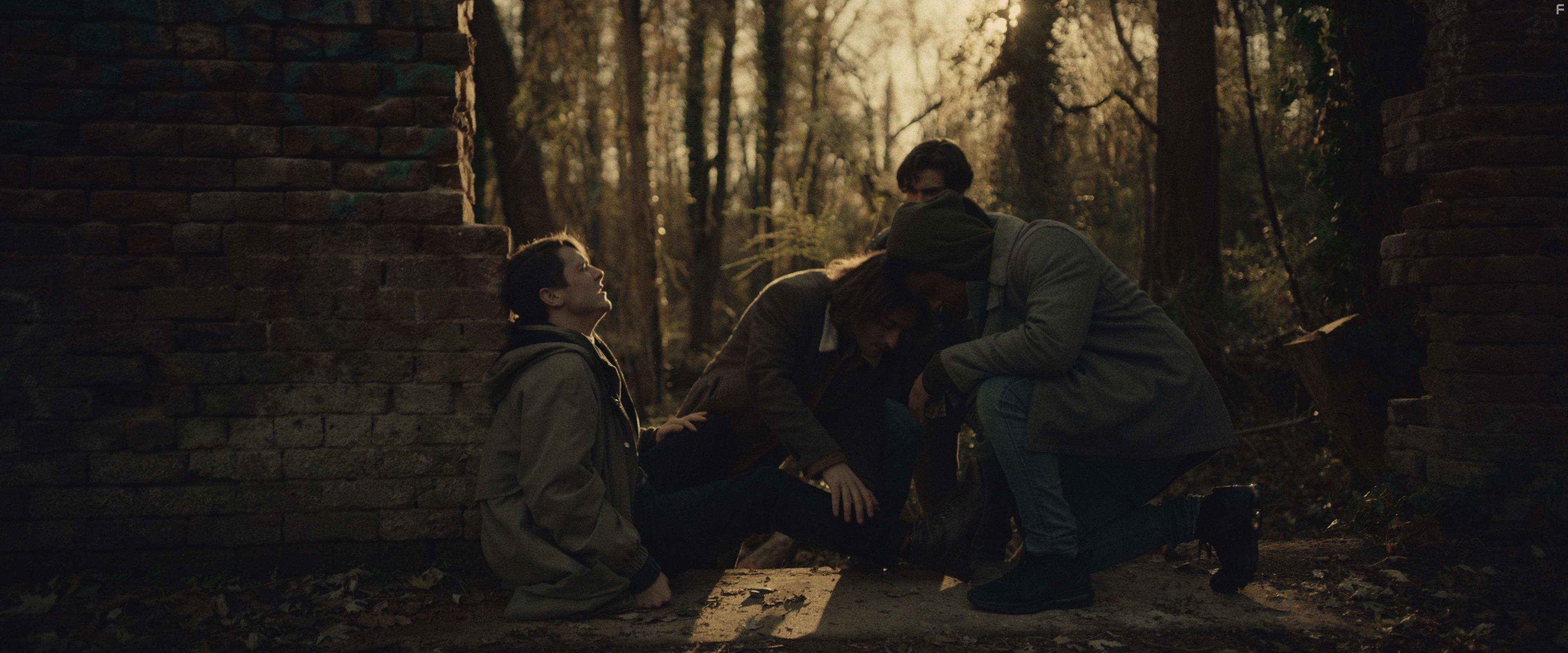 Christopher Martin, Keegan Garant, Richard Follin, and Dillon Douglasson in Welcome to the Show (2021)