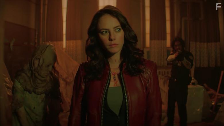 Marina Mazepa, Avan Jogia, and Kaya Scodelario in Resident Evil: Welcome to Raccoon City (2021)