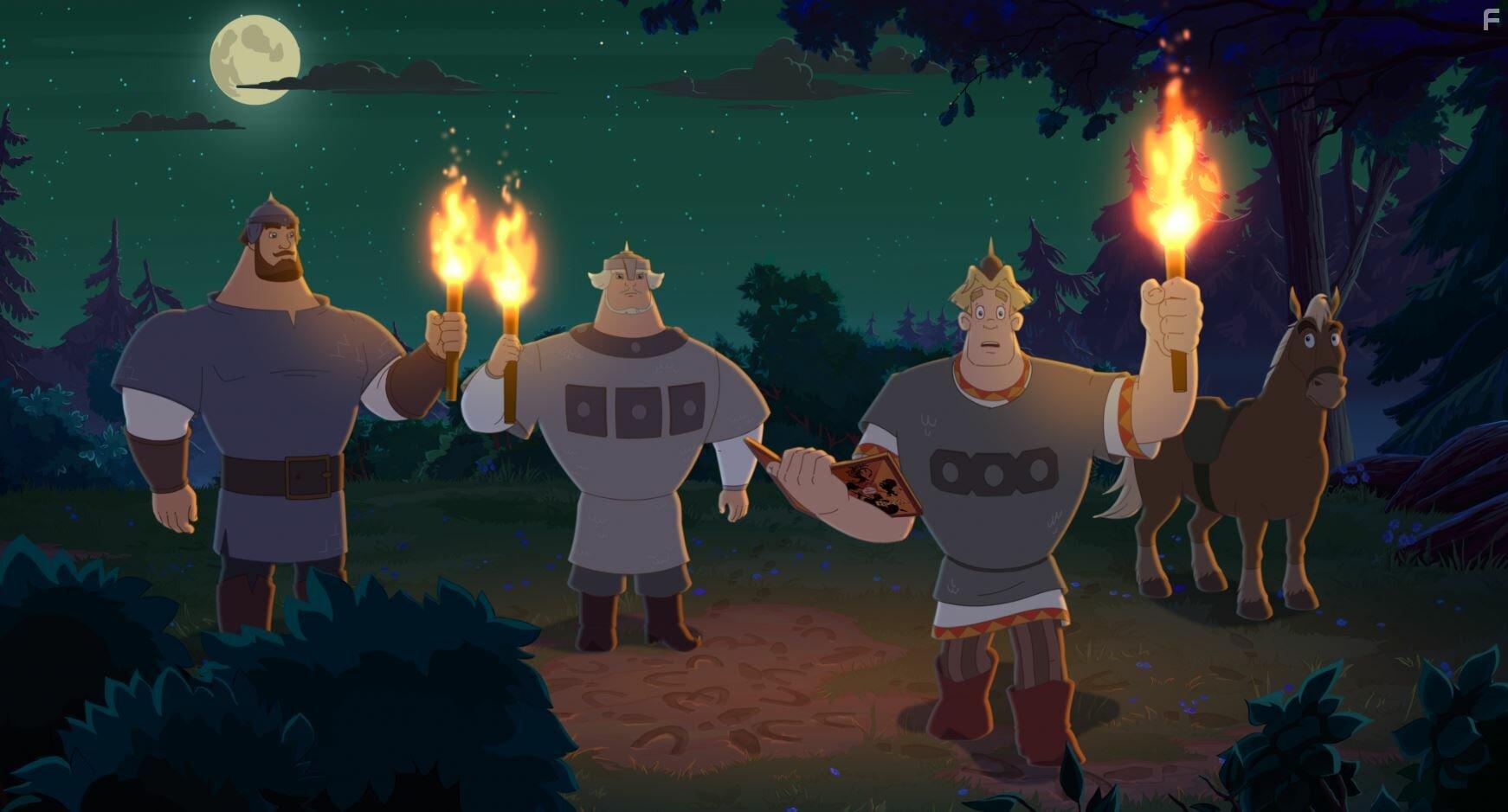 Три богатыря и Конь на троне #4