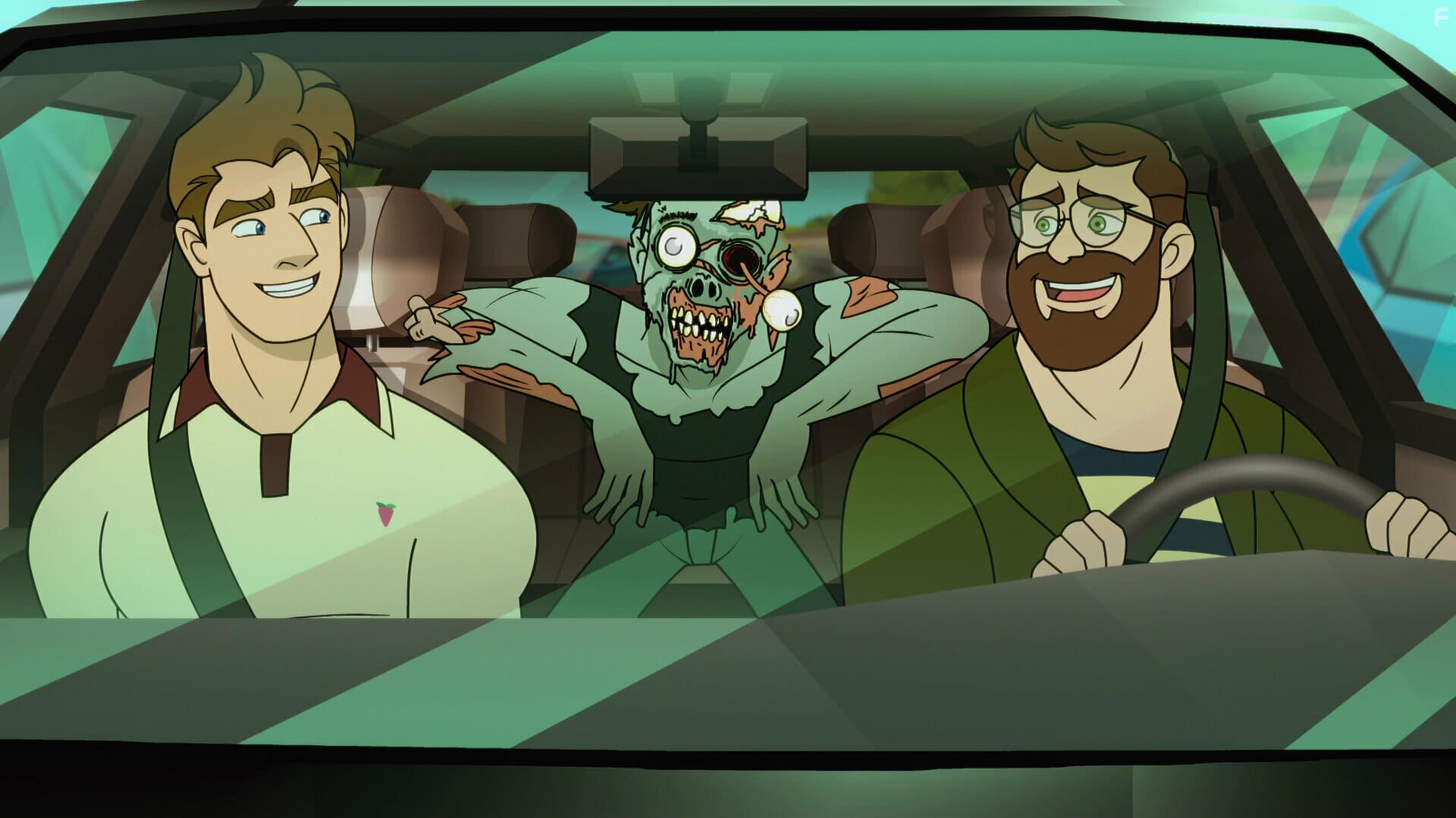 Sean Hayes and Gabe Liedman in Q-Force (2021)