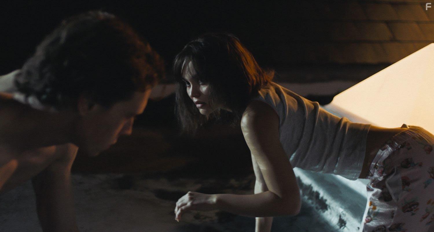 George MacKay and Lily-Rose Depp in Wolf (2021)