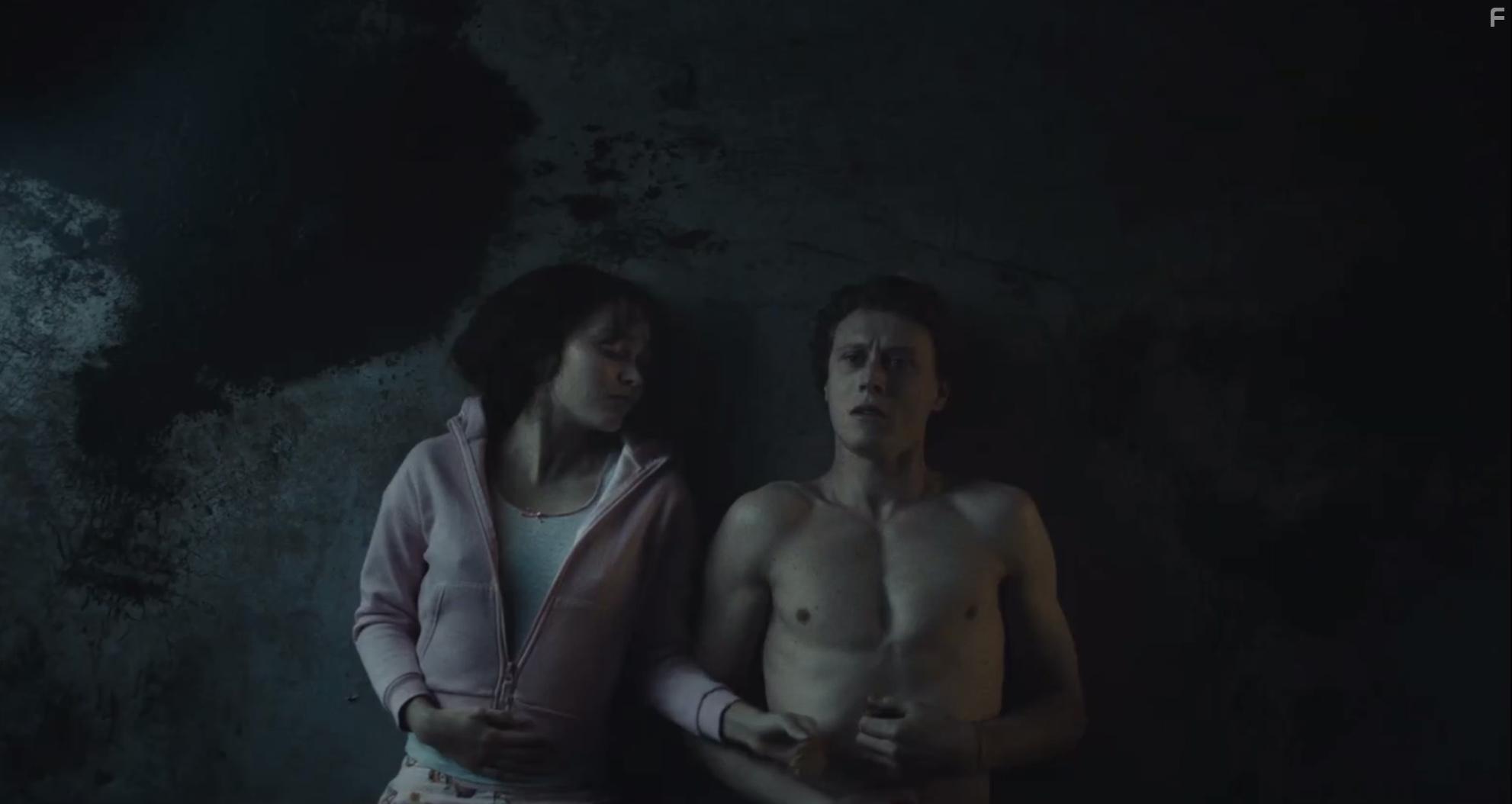 George MacKay and Lily-Rose Depp in Wolf (2021)