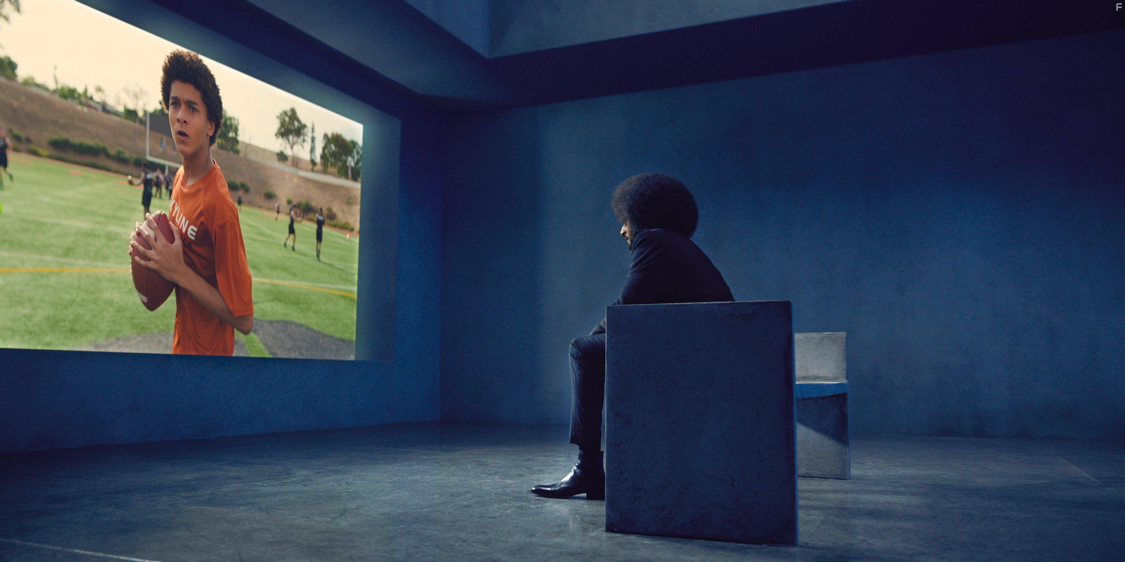 Jaden Michael and Colin Kaepernick in Colin in Black & White (2021)