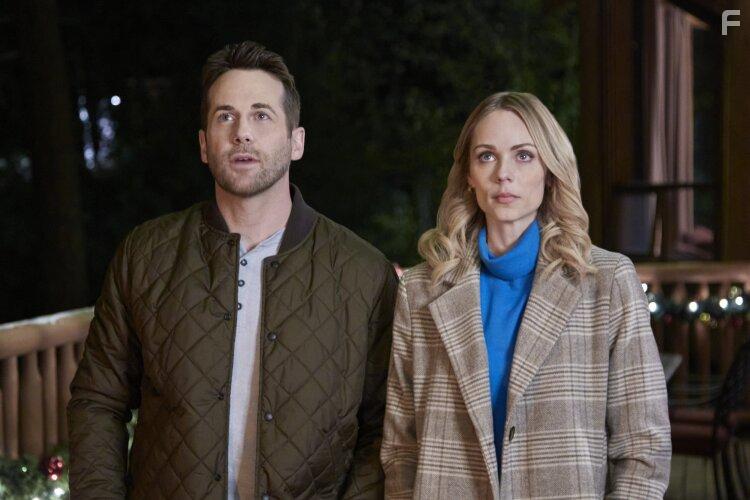 Laura Vandervoort and Niall Matter in A Christmas Together with You (2021)