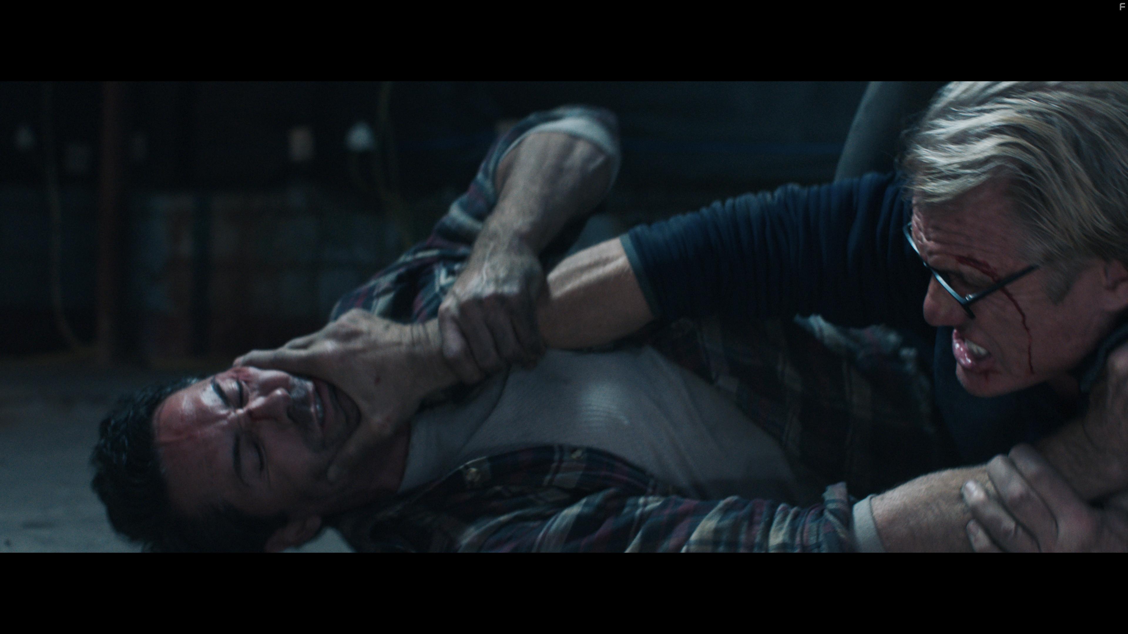 Dolph Lundgren and Scott Adkins in Castle Falls (2021)