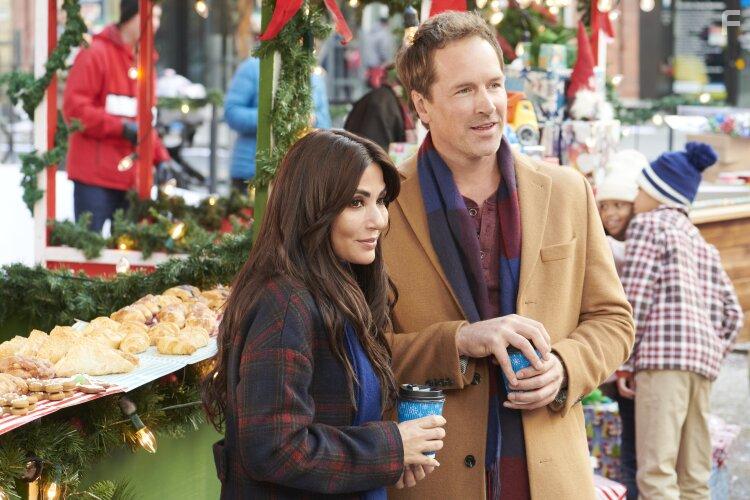Marisol Nichols and Paul Greene in Christmas CEO (2021)