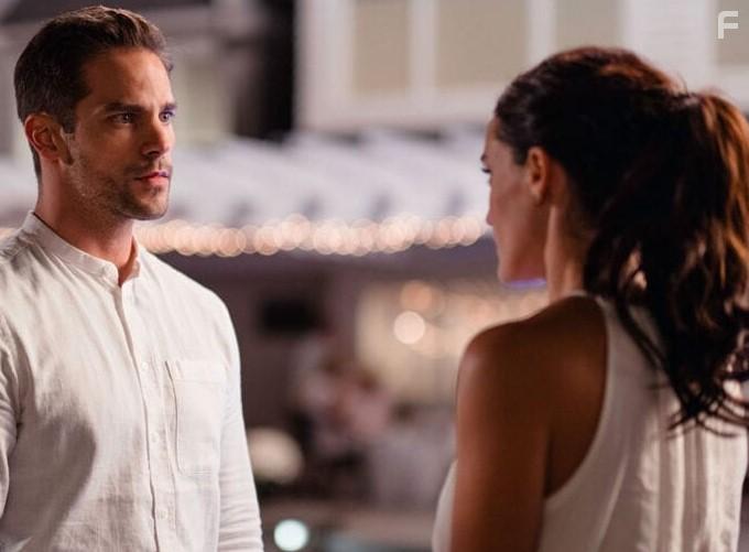 Hayley Sales and Brant Daugherty in Just for the Summer (2020)