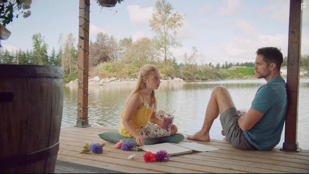 Brant Daugherty and Cassidy Nugent in Just for the Summer (2020)