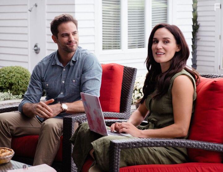 Hayley Sales and Brant Daugherty in Just for the Summer (2020)