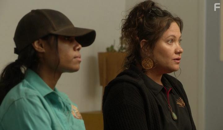 Shantae Barnes-Cowan and Ngaire Pigram in Firebite (2021)