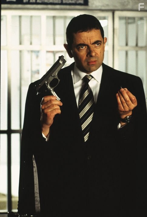 ROWAN ATKINSON as Johnny English.