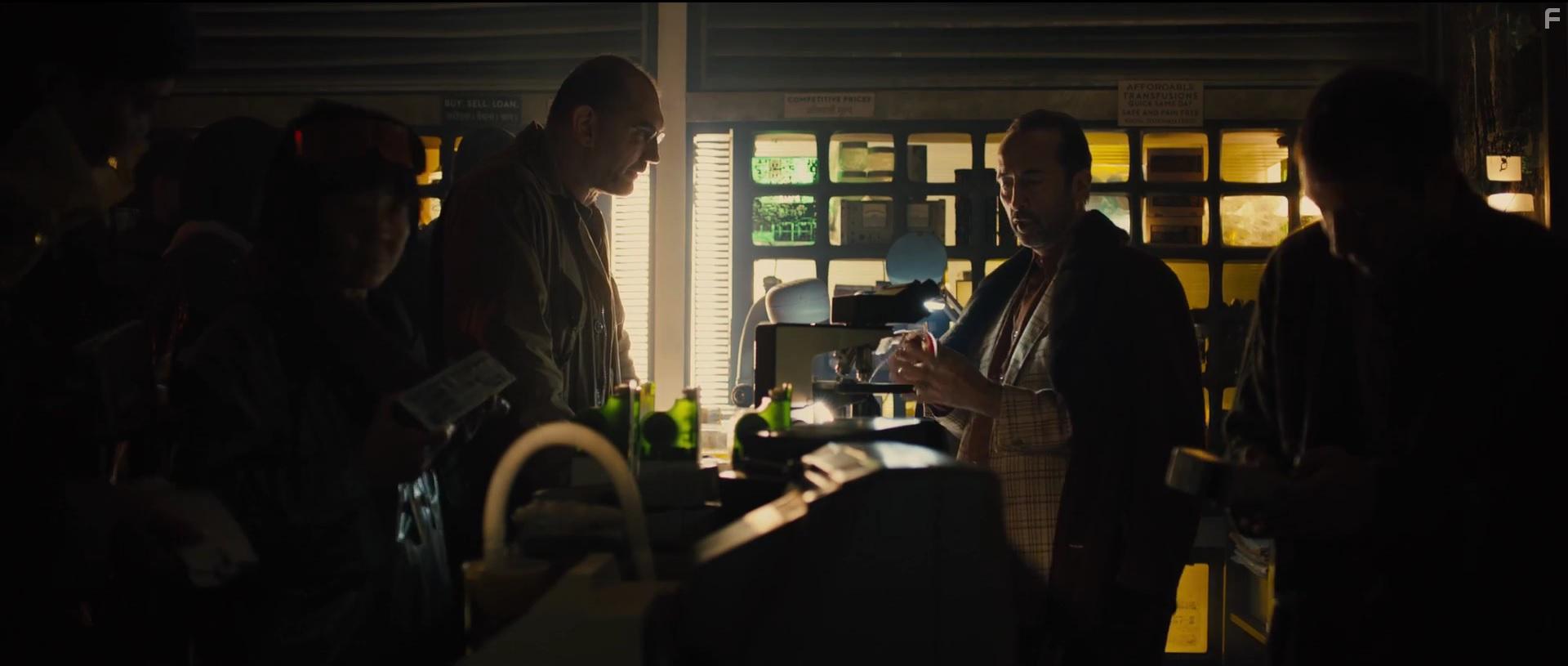 Dave Bautista and Bijan Daneshmand in 2048: Nowhere to Run (2017)