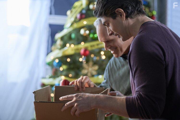 Gregory Harrison and Brandon Routh in The Nine Kittens of Christmas (2021)