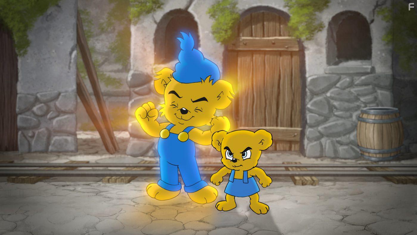 Morgan Alling, Leif Andre, Tomas Bolme, Peter Haber, Magnus Hrenstam, Steve Kratz, and Tea Stjrne in Bamse och tjuvstaden (2014)