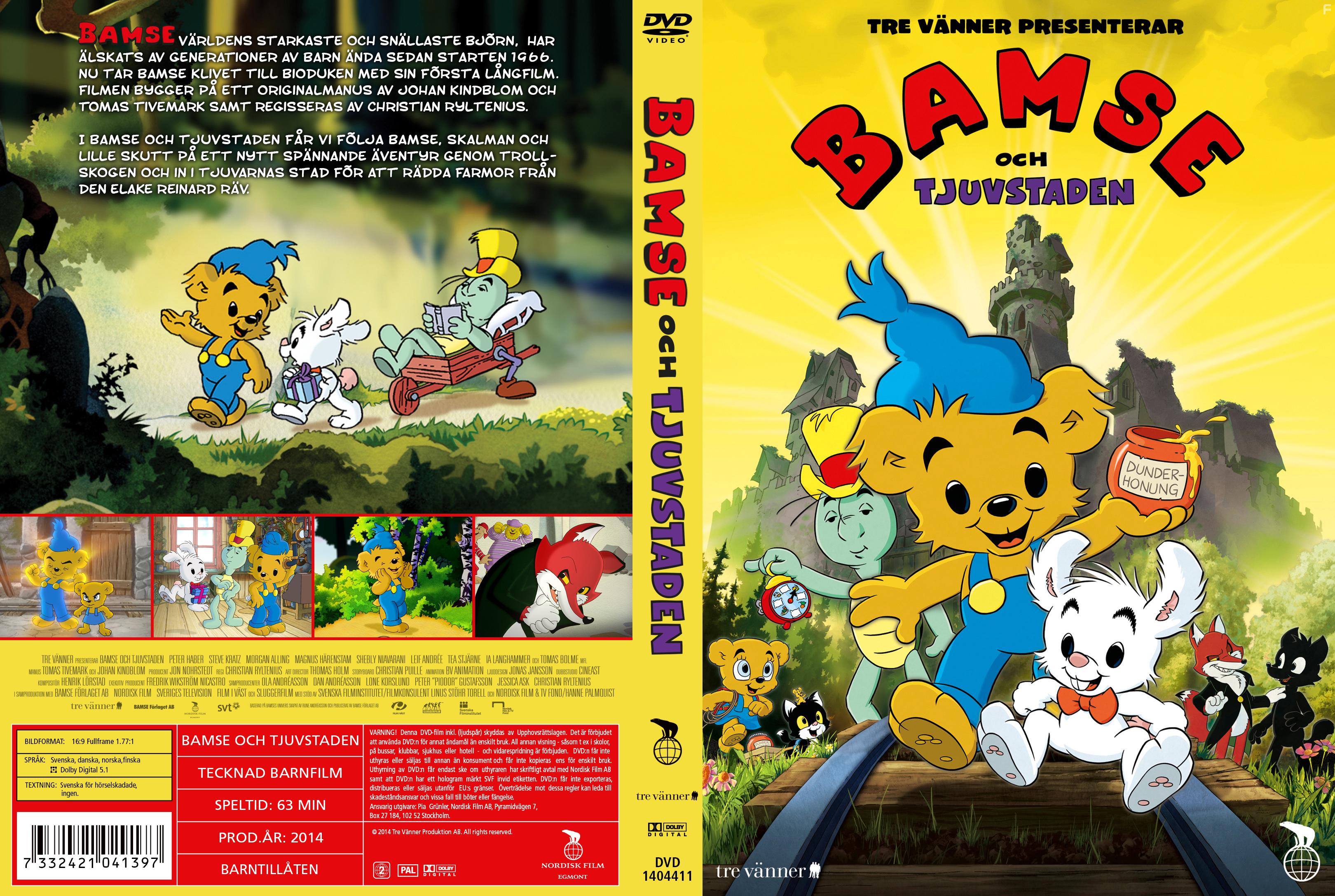 Morgan Alling, Leif Andre, Tomas Bolme, Peter Haber, Magnus Hrenstam, Steve Kratz, and Tea Stjrne in Bamse och tjuvstaden (2014)