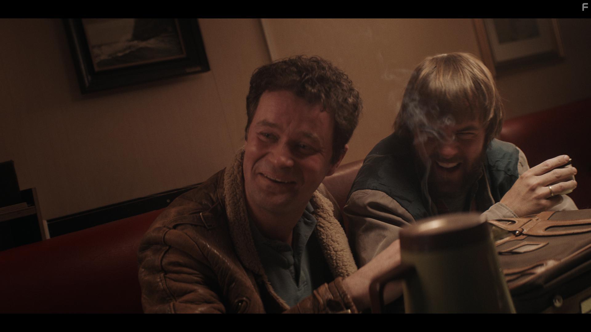 Bjrn Hlynur Haraldsson and Gujn Dav Karlsson in Verbin (2021)