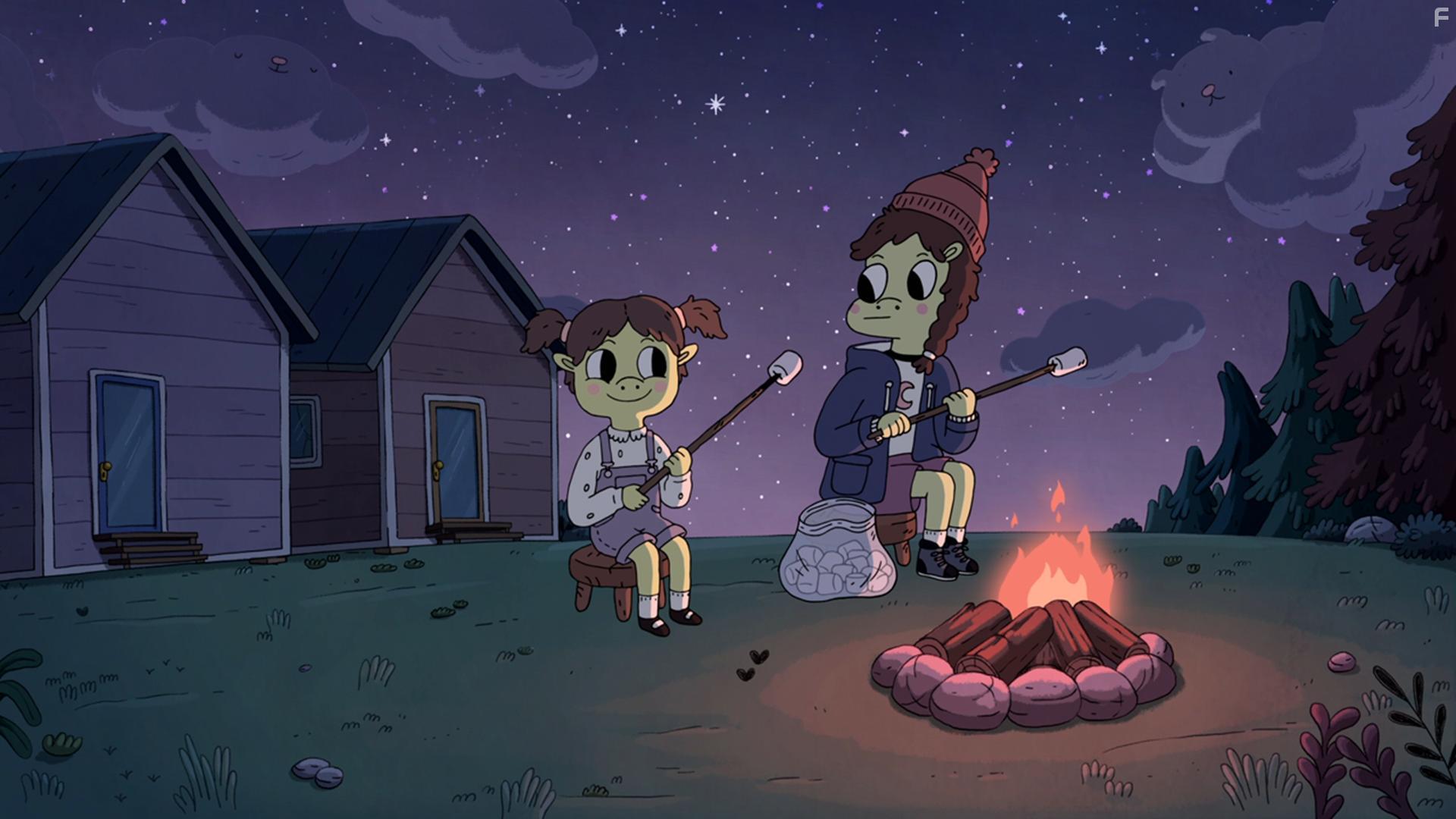 Alexa Nisenson and Mykal-Michelle Harris in Summer Camp Island: Lem is Nothing (2021)