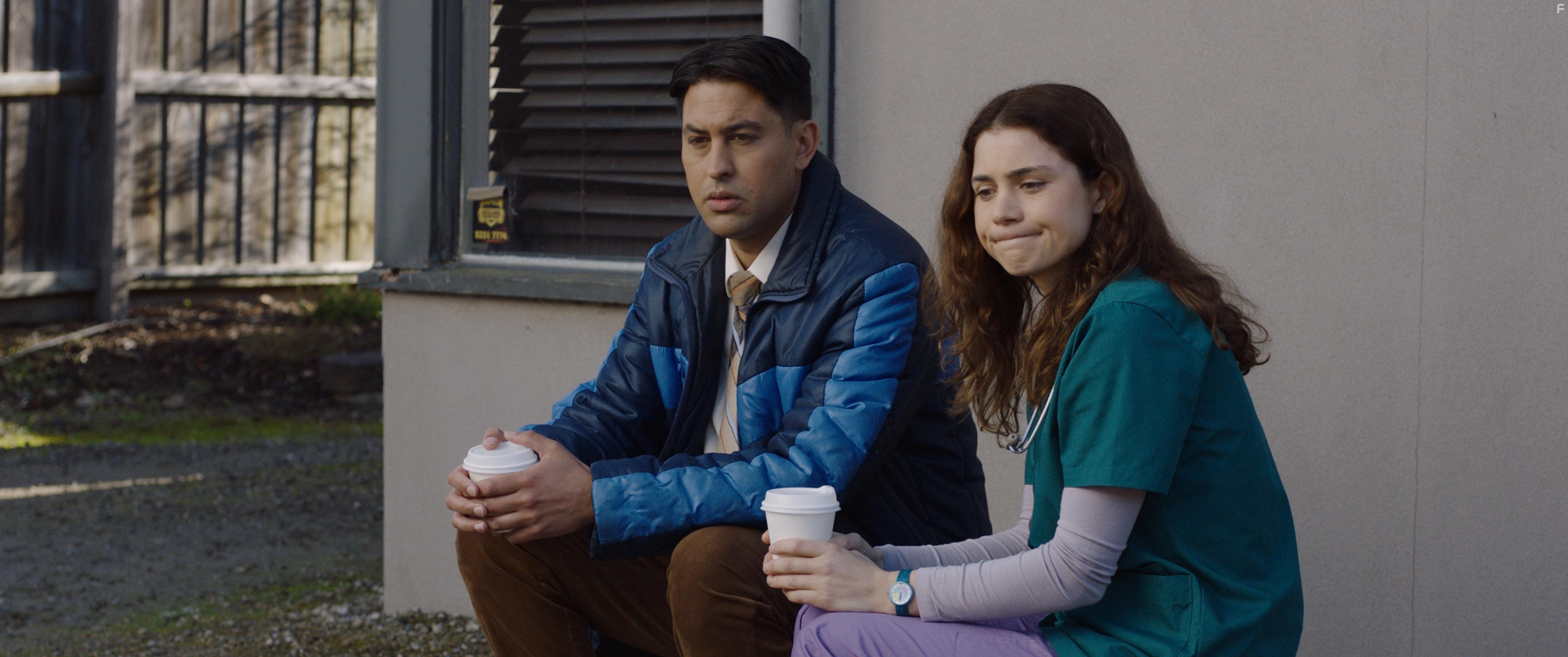 Tessa de Josselin and Luke Saliba in Paper Champions (2020)