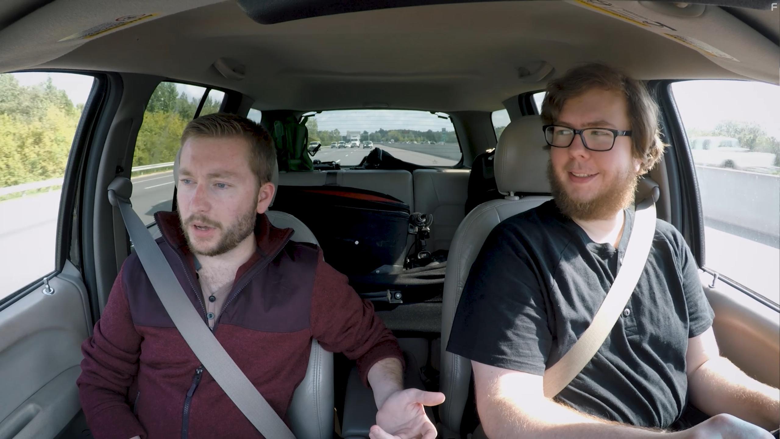 Erik Fitzpatrick and Ben Rutz in Spiral Drive (2020)