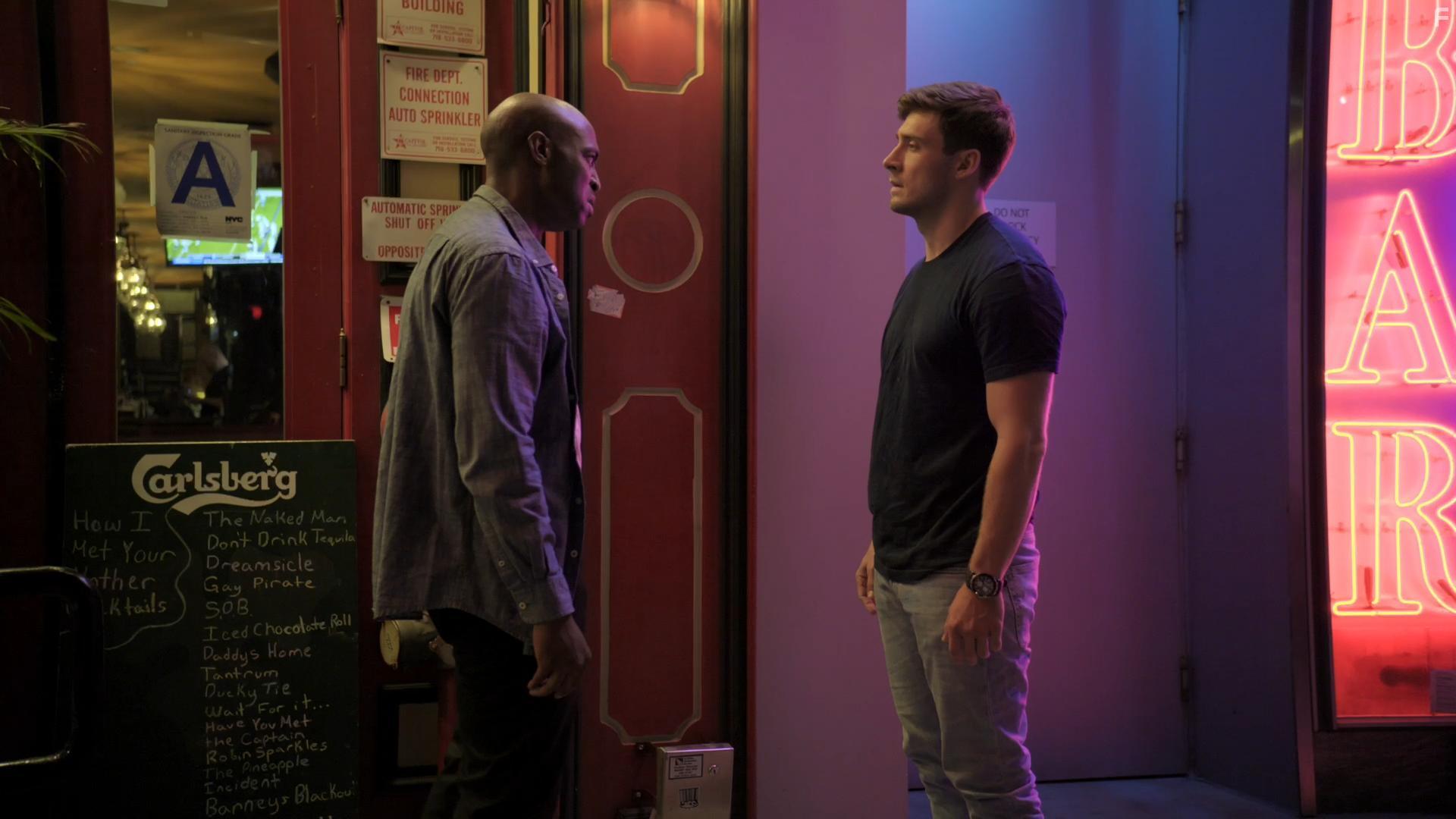 Ignacyo Matynia and Jermaine Wells in A Good Cop (2021)