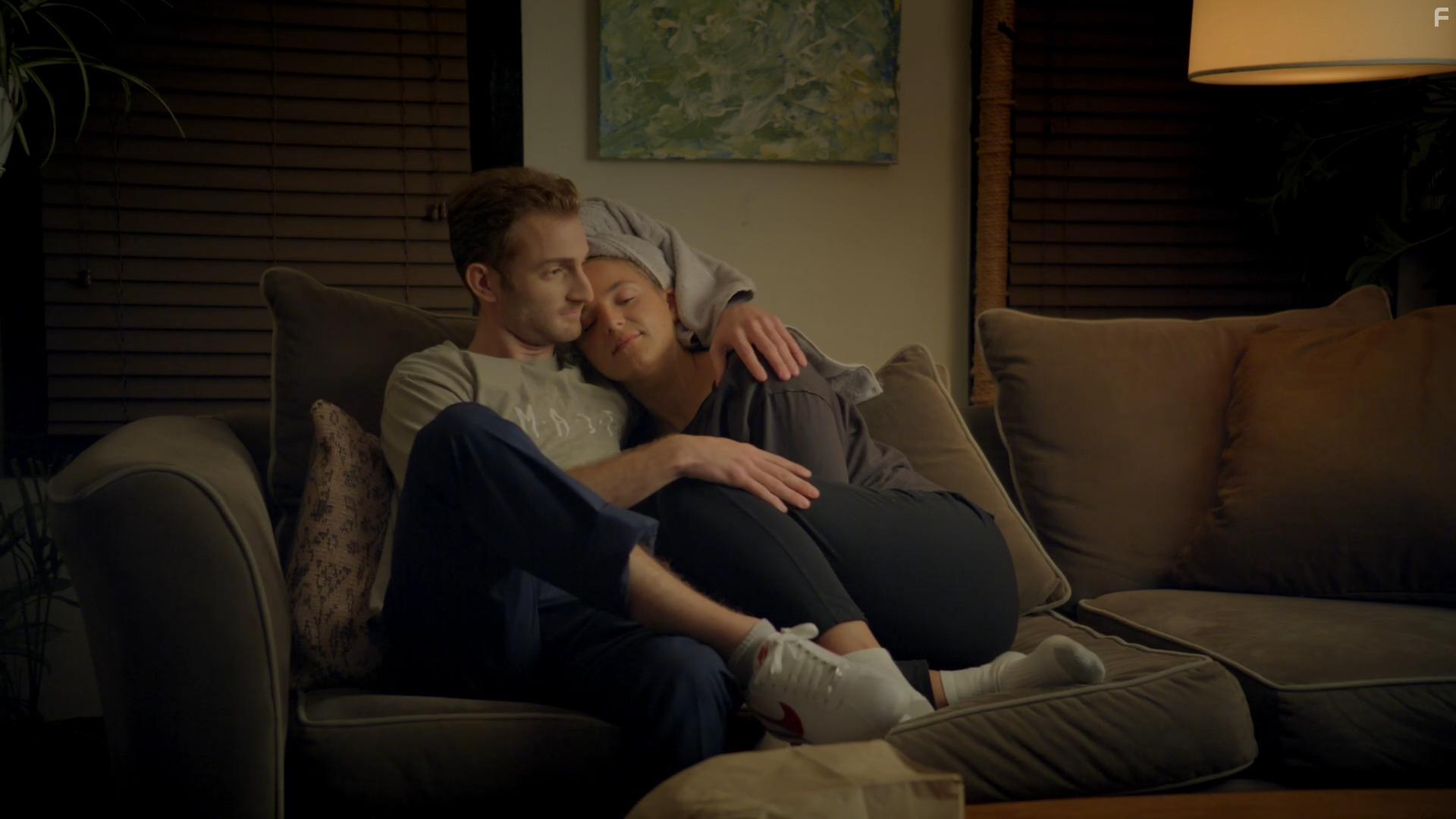 Rosario Amico and Taylor Karin in A Good Cop (2021)