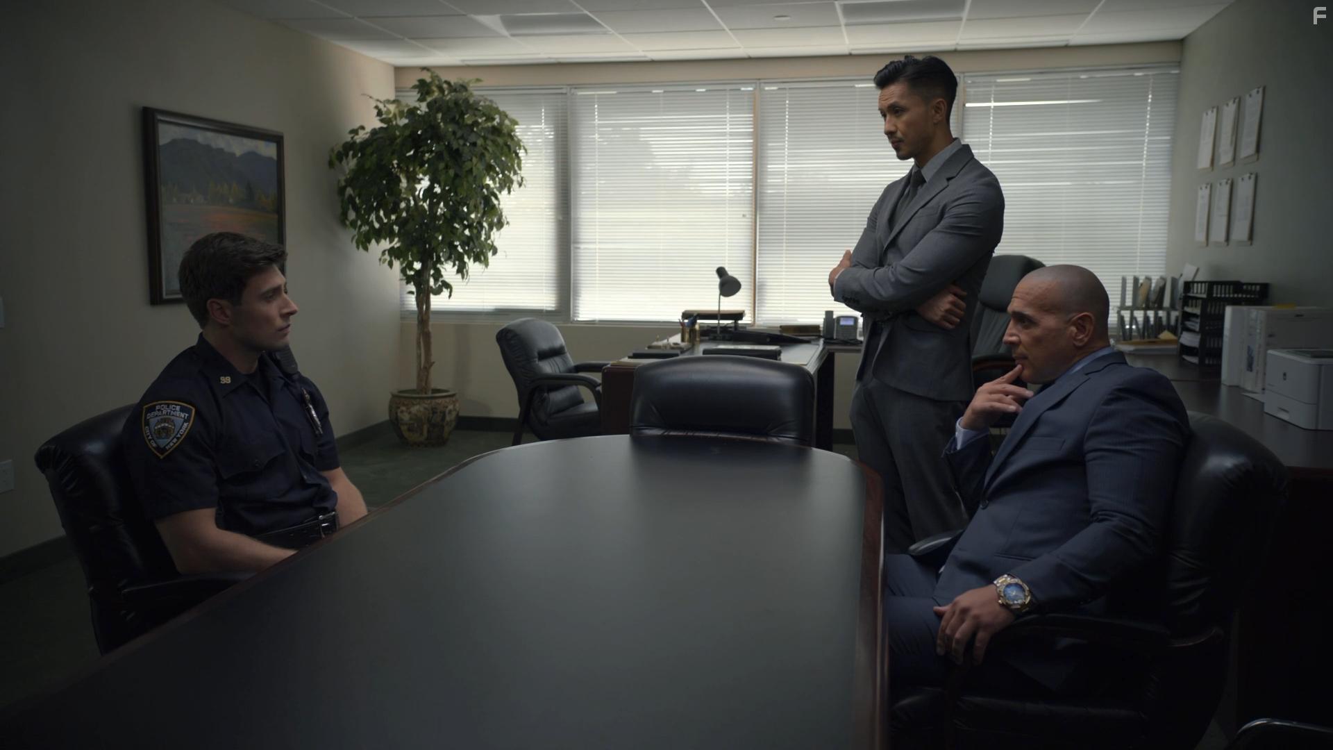 Steve Lin, Gilbrando Acevedo, and Ignacyo Matynia in A Good Cop (2021)