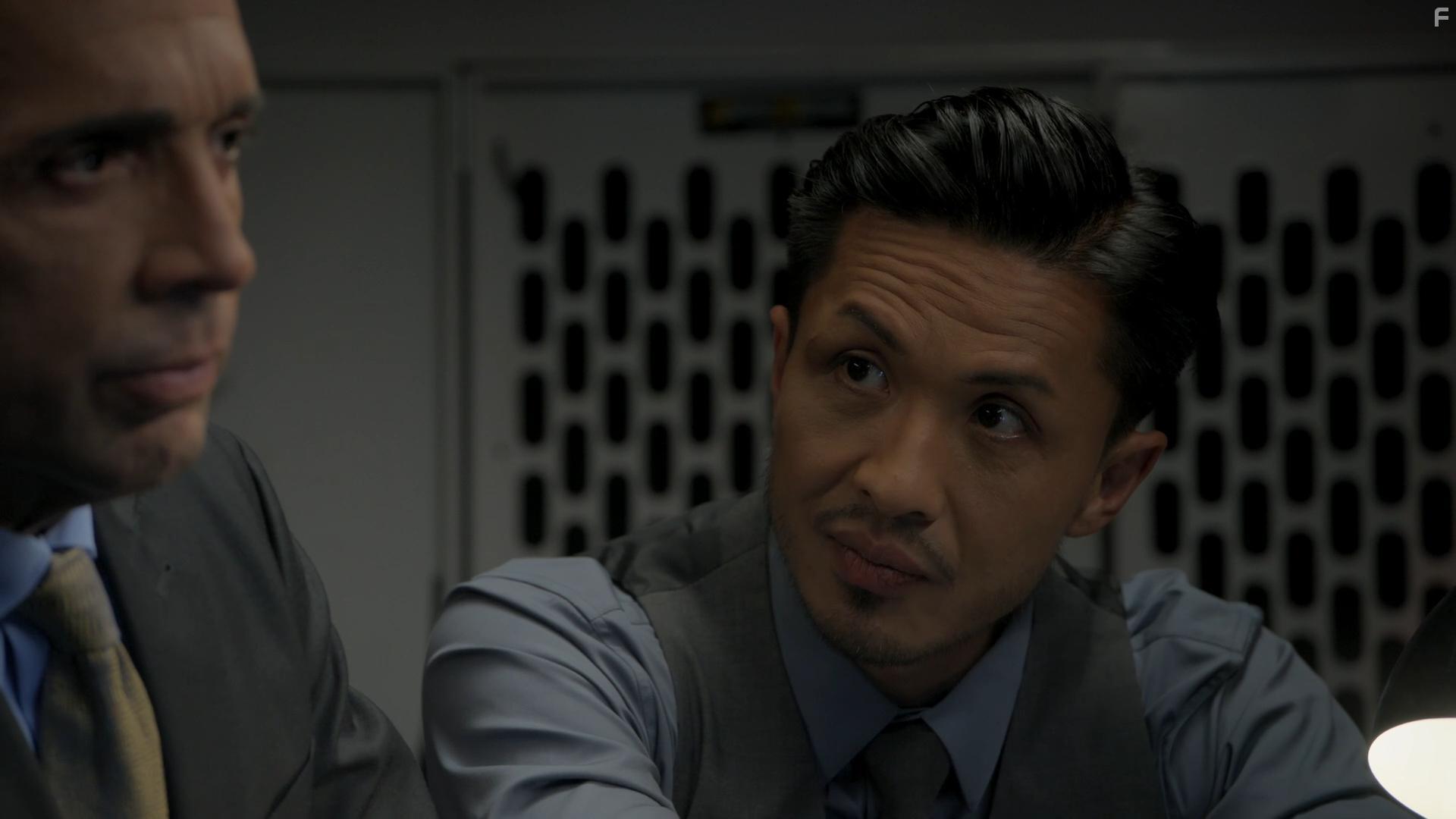 Steve Lin and Gilbrando Acevedo in A Good Cop (2021)