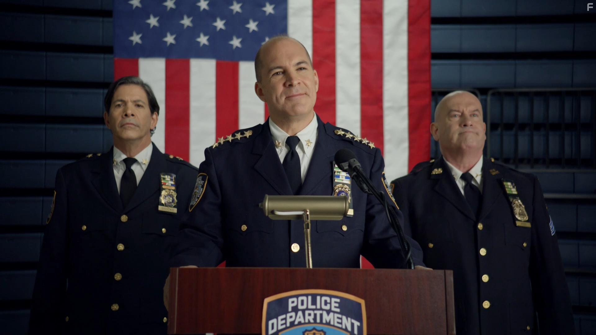 James Feuer, Lenny Grossman, and Patrick Heraghty in A Good Cop (2021)