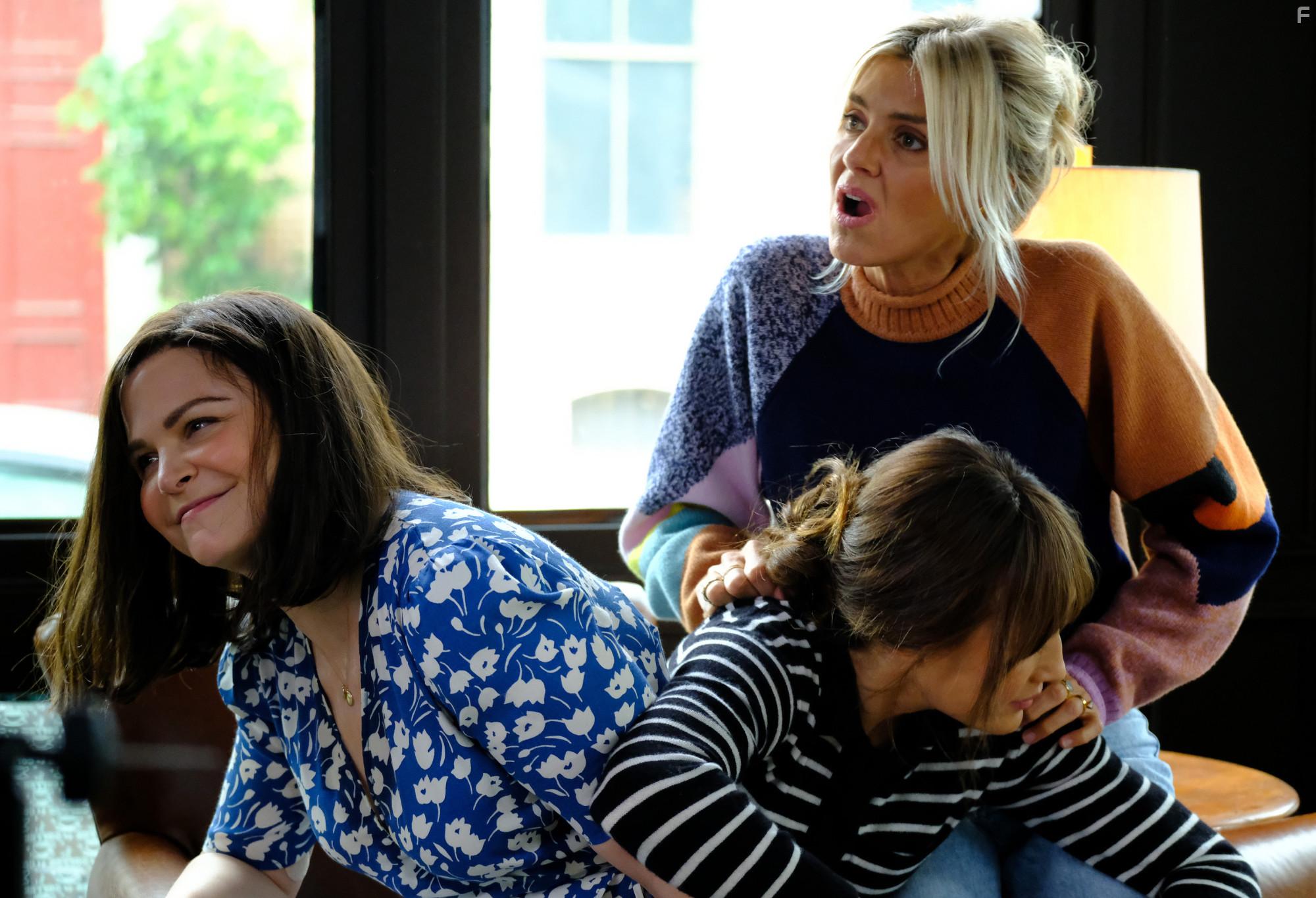 Ginnifer Goodwin, Maggie Q, and Eliza Coupe in Pivoting (2022)