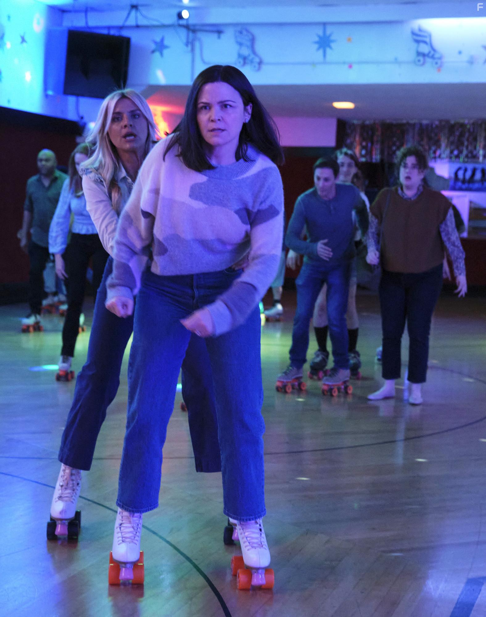 Ginnifer Goodwin and Eliza Coupe in Pivoting (2022)