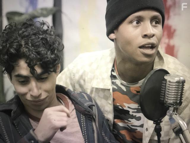 Amr Nabeel and Gordon James Jr. in Never Alone (2022)